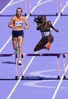 (PARIS2024) FRANCE-PARIS-OLY-ATHLETICS-400M HURDLES-WOMEN