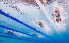 Paris 2024 - Underwater views of Olympic Swimmers