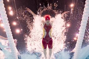 Paris 2024 - Underwater views of Olympic Swimmers