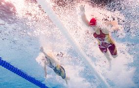 Paris 2024 - Underwater views of Olympic Swimmers