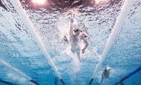 Paris 2024 - Underwater views of Olympic Swimmers