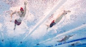 Paris 2024 - Underwater views of Olympic Swimmers