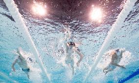 Paris 2024 - Underwater views of Olympic Swimmers