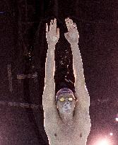 Paris 2024 - French Olympic Champion Leon Marchand Underwater views