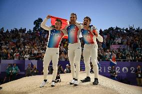 Paris 2024 - Triple Medalists BMX French Team