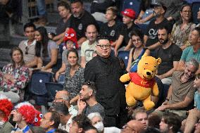 Paris 2024 - North Korean leader lookalike in the stands at Table Tennis Olympic Game in Paris