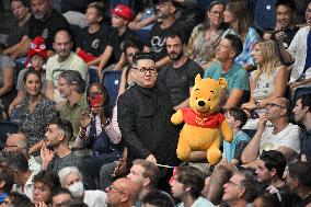 Paris 2024 - North Korean leader lookalike in the stands at Table Tennis Olympic Game in Paris