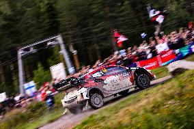 Rally race - Fia World Rally Championship  Wrc Secto Rally Finland  2024