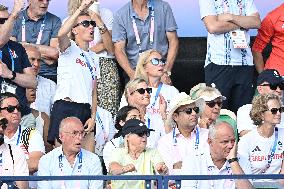 Paris 2024 - Sophie, Duchess of Edinburgh watching Hockey Men’s Quarter-final