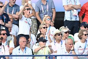 Paris 2024 - Sophie, Duchess of Edinburgh watching Hockey Men’s Quarter-final