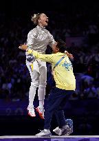 Paris 2024 - Ukraine won Gold at women's sabre team of fencing