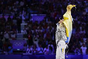 Paris 2024 - Ukraine won Gold at women's sabre team of fencing