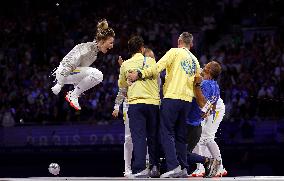 Paris 2024 - Ukraine won Gold at women's sabre team of fencing