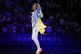 Paris 2024 - Ukraine won Gold at women's sabre team of fencing