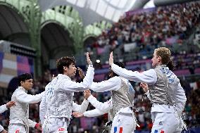 (PARIS2024) FRANCE-PARIS-OLY-FENCING