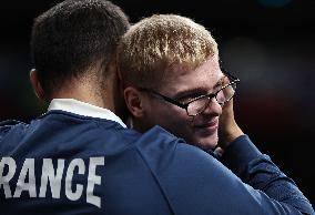 Paris 2024 - Felix Lebrun of France won men's singles bronze medal match