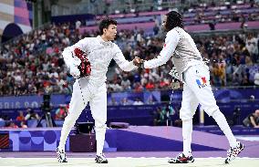 (PARIS2024) FRANCE-PARIS-OLY-FENCING