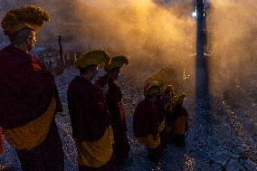 (InXizang)CHINA-XIZANG-LHASA-SHOTON FESTIVAL-OPENING (CN)