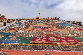 (InXizang)CHINA-XIZANG-LHASA-SHOTON FESTIVAL-OPENING (CN)