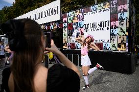 Swifties In Warsaw Ahead Of The Day Three Live Performance.