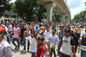 Quota Protest In Dhaka