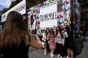 Swifties In Warsaw Ahead Of The Day Three Live Performance.