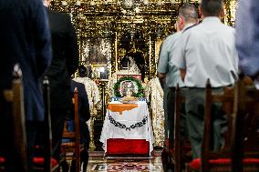 Cyprus : Memorial Service For Archbishop Makarios III