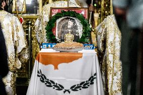 Cyprus : Memorial Service For Archbishop Makarios III