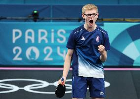 Paris 2024 - Table Tennis - Felix Lebrun Wins Bronze