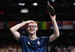 Paris 2024 - Table Tennis - Felix Lebrun Wins Bronze