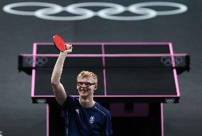 Paris 2024 - Table Tennis - Felix Lebrun Wins Bronze