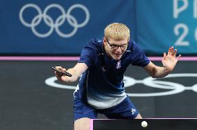 Paris 2024 - Table Tennis - Felix Lebrun Wins Bronze