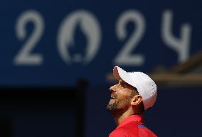 Paris 2024 - Novak Djokovic of Serbia won men's singles gold medal match