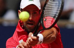 Paris 2024 - Novak Djokovic of Serbia won men's singles gold medal match