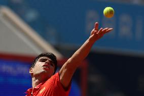 Paris 2024 - Novak Djokovic of Serbia won men's singles gold medal match