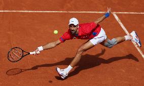 Paris 2024 - Novak Djokovic of Serbia won men's singles gold medal match