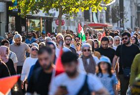 Rally In Support Of Palestine - Istanbul