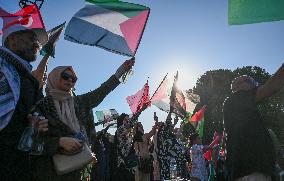 Rally In Support Of Palestine - Istanbul