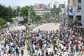 At Last 93 People Killed During Nationwide Anti-quota Protests In Bangladesh.