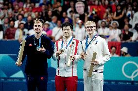 Paris 2024 - Table Tennis - Felix Lebrun Wins Bronze