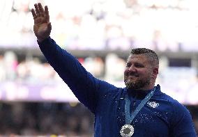 (PARIS2024) FRANCE-PARIS-OLY-ATHLETICS-SHOT PUT-MEN