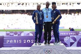 (PARIS2024) FRANCE-PARIS-OLY-ATHLETICS-100M-WOMEN