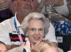 Paris 2024 - Handball - Princess Benedikte In The Stands