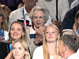 Paris 2024 - Handball - Princess Benedikte In The Stands