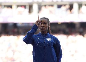 (PARIS2024) FRANCE-PARIS-OLY-ATHLETICS-100M-WOMEN