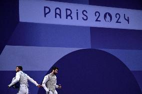 (PARIS2024) FRANCE-PARIS-OLY-FENCING