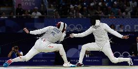 (PARIS2024) FRANCE-PARIS-OLY-FENCING