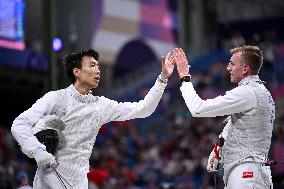 (PARIS2024) FRANCE-PARIS-OLY-FENCING