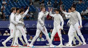 (PARIS2024) FRANCE-PARIS-OLY-FENCING