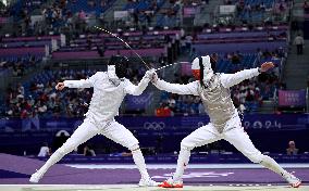 (PARIS2024) FRANCE-PARIS-OLY-FENCING